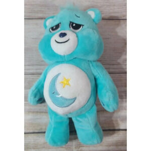 Care Bears Unlock the Magic Plush Bedtime Bear Stuffed Animal Blue Moon Star 9"